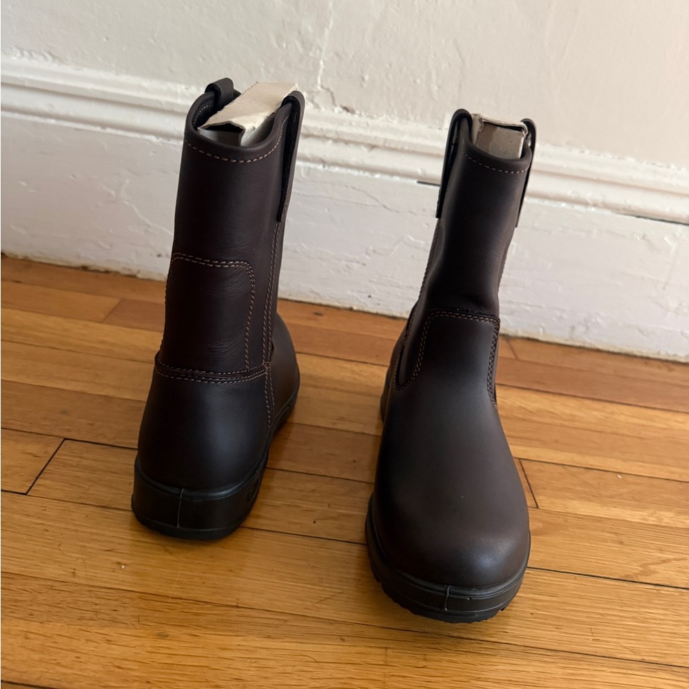 Blundstone Originals Rigger Boot 2528, Dark Brown Leather Boot, size US Womens 7 - Picture 8 of 12